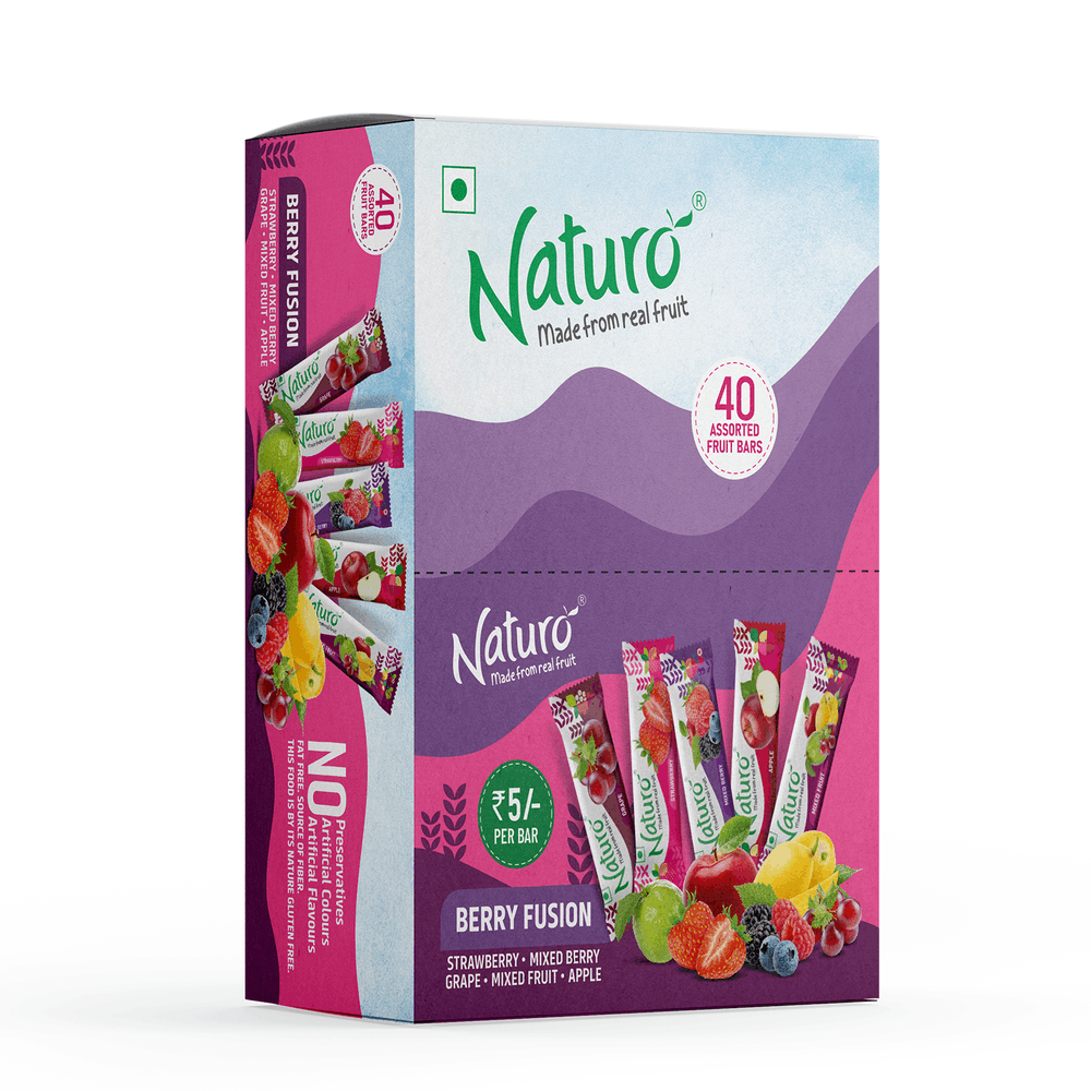 Naturo Dispenser Berry Fusion Fruit Bars 300g