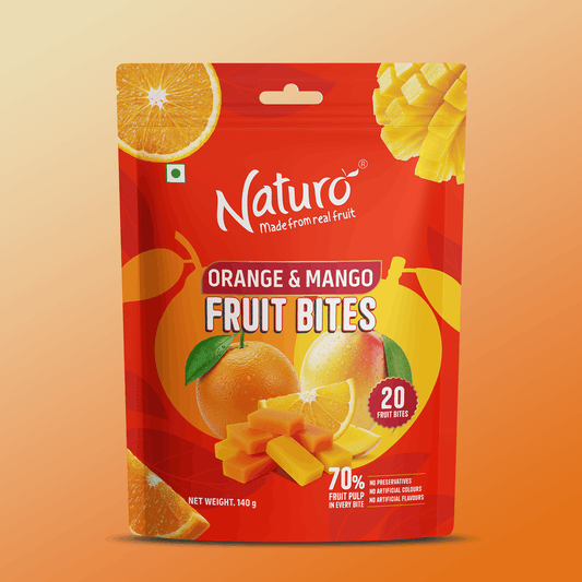 Naturo Mango & Orange Fruit Bites (Pack of 2)