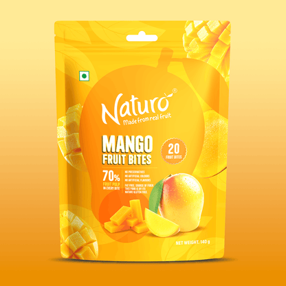 Naturo Mango Fruit Bites (Pack of 2)