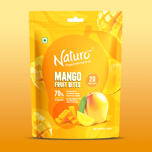 Naturo Mango Fruit Bites (Pack of 2)