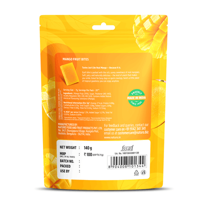 Naturo Mango Fruit Bites (Pack of 2)