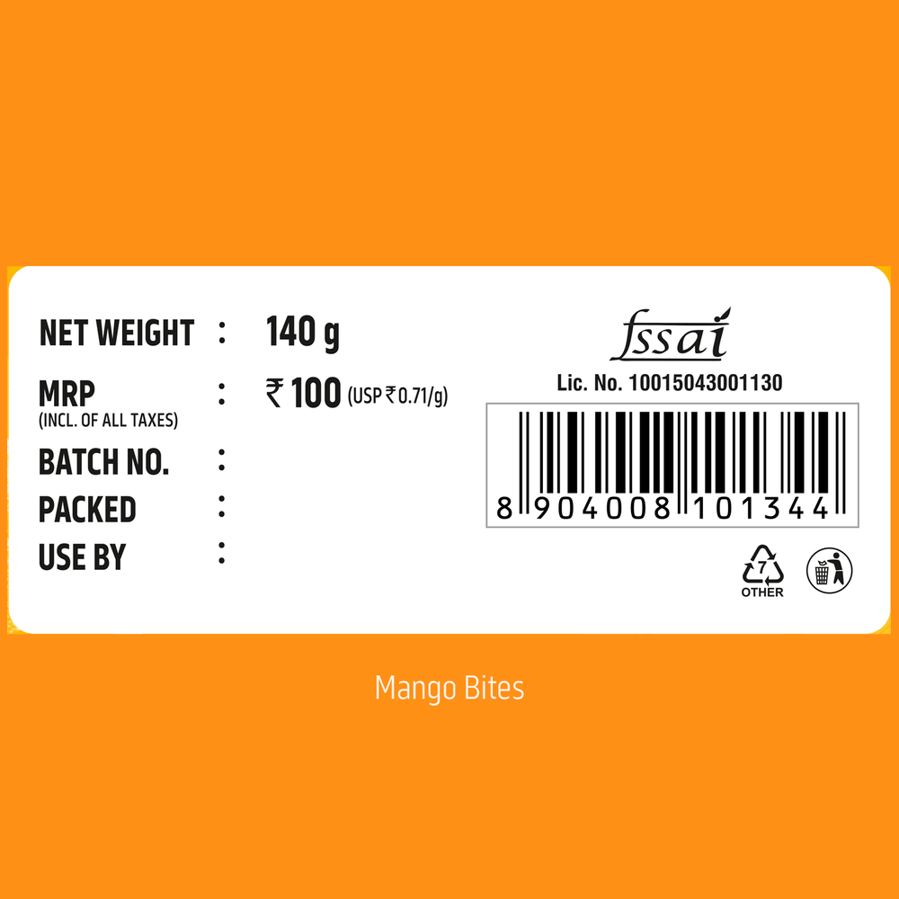 Naturo Mango Fruit Bites (Pack of 2)