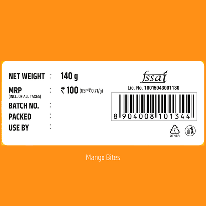Naturo Mango Fruit Bites (Pack of 2)
