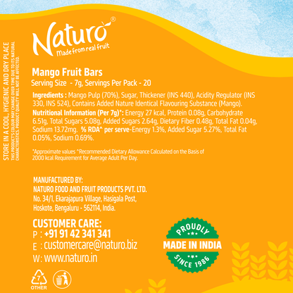 Naturo Mango Multipacks 150g (Pack of 2)
