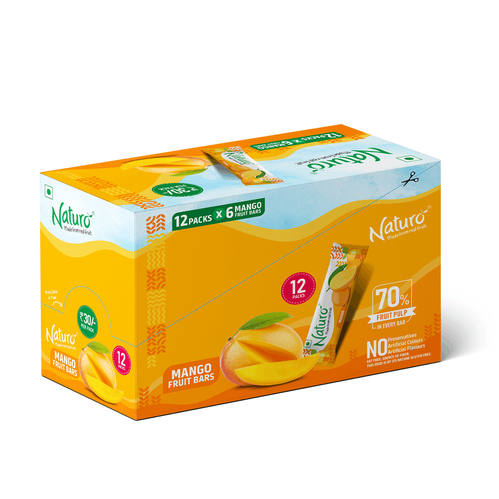 Naturo Mango Pouch Dispenser 540g (12 Pouches x 6 bars)
