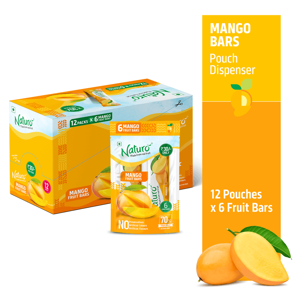 Naturo Mango Pouch Dispenser 540g (12 Pouches x 6 bars)