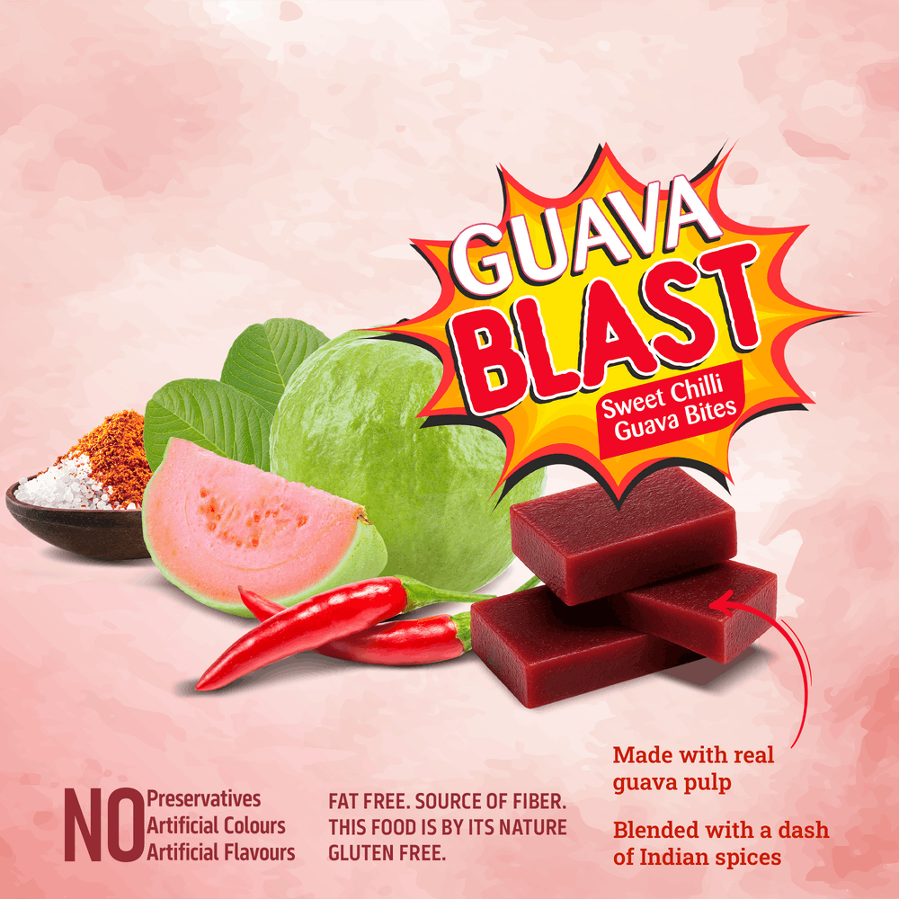 Mini Guava Blast Bites (Pack of 4)