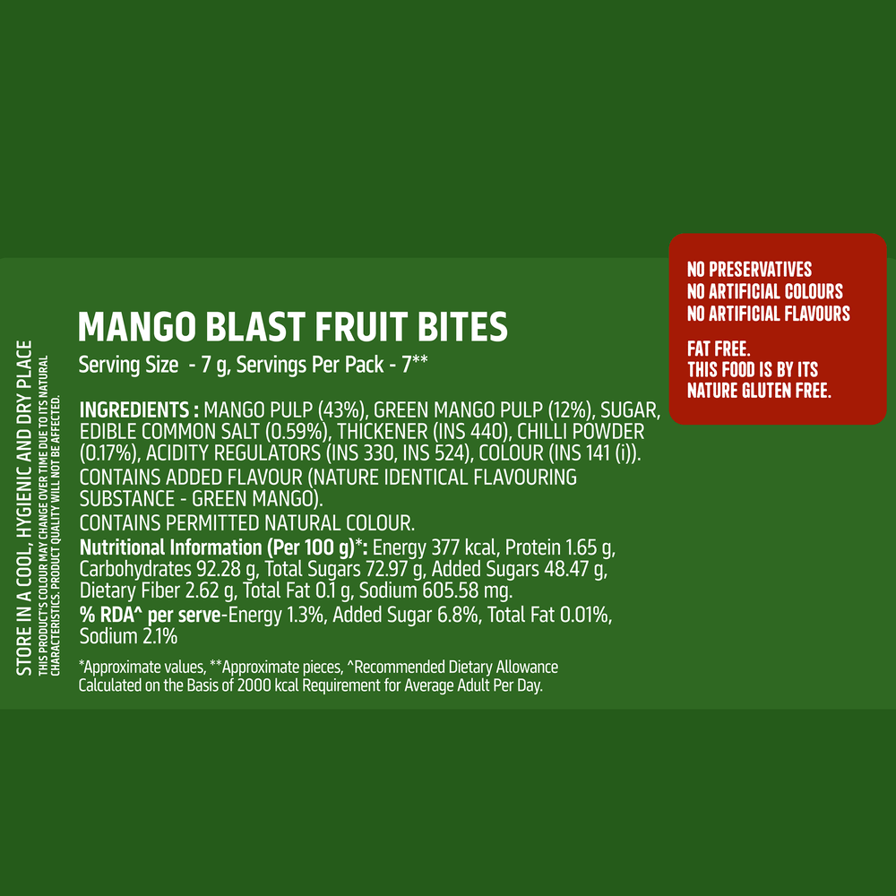 Mini Mango Blast Bites (Pack of 4)