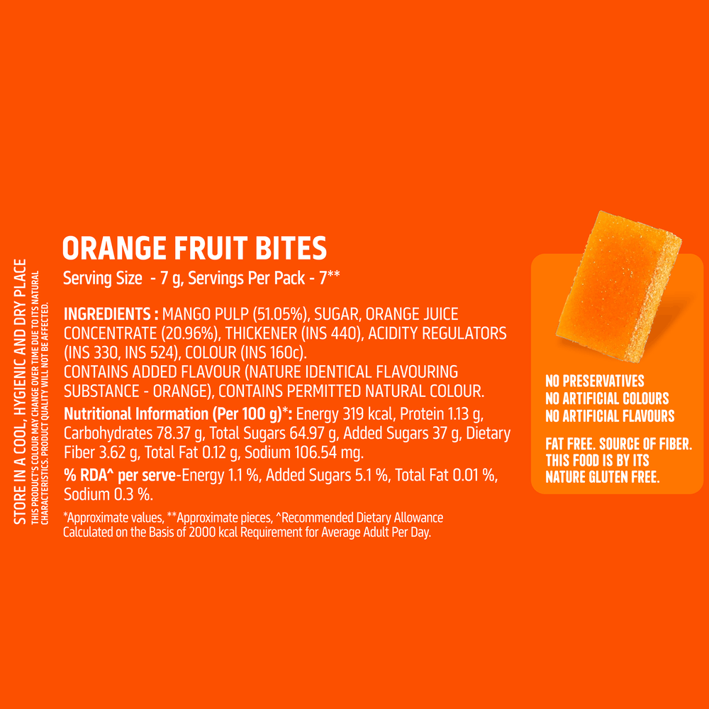 Mini Orange Bites (Pack of 4)