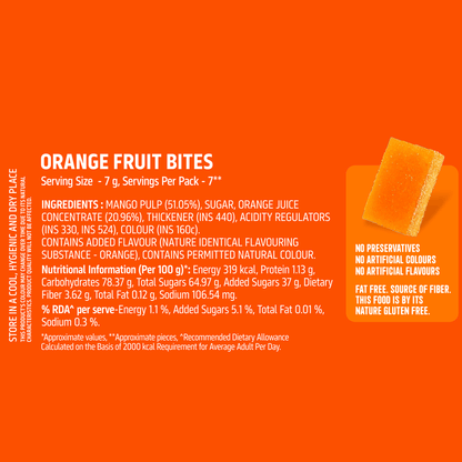 Mini Orange Bites (Pack of 4)