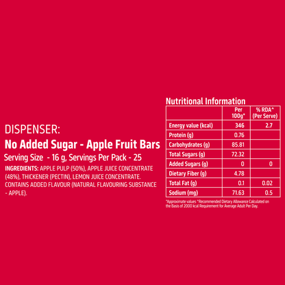 Naturo NAS Dispenser Apple 400g