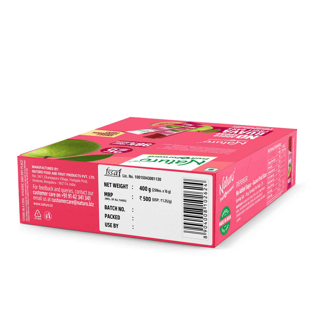 Naturo NAS Dispenser Guava 400g