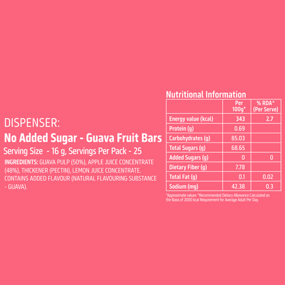 Naturo NAS Dispenser Guava 400g