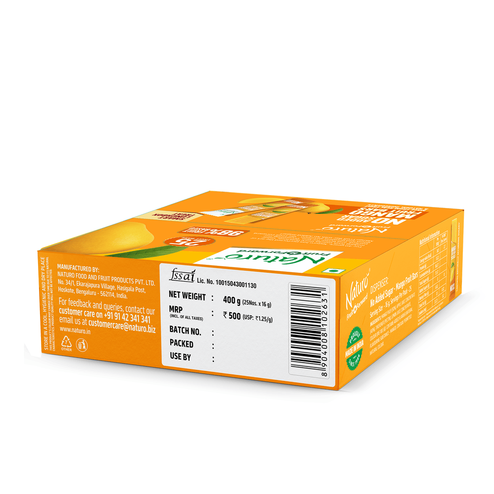 Naturo NAS Dispenser Mango 400g