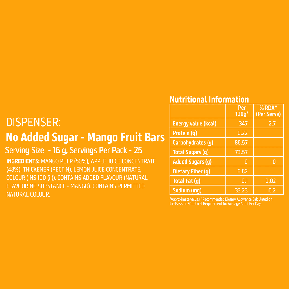 Naturo NAS Dispenser Mango 400g