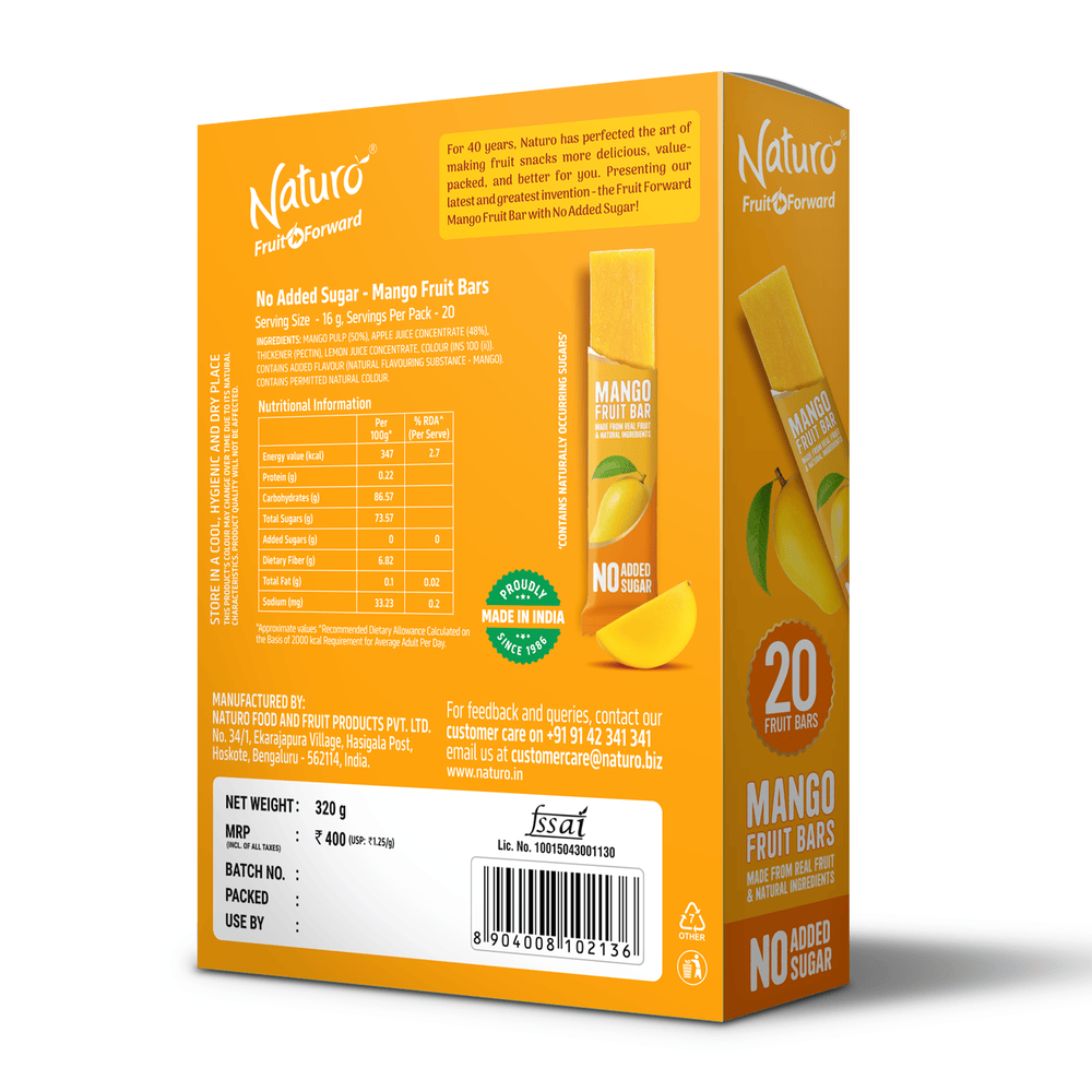 Naturo NAS MP Mango 320g