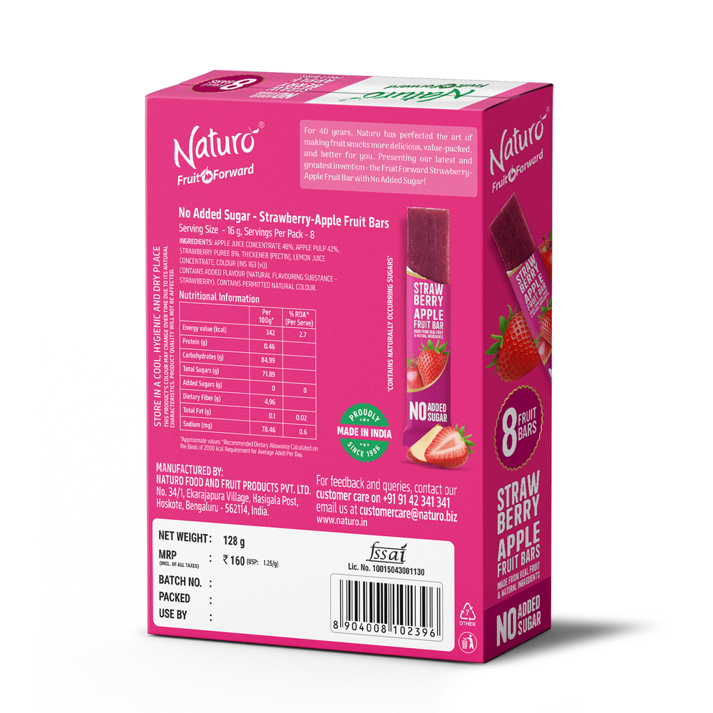 Naturo NAS MP Strawberry Apple 128g