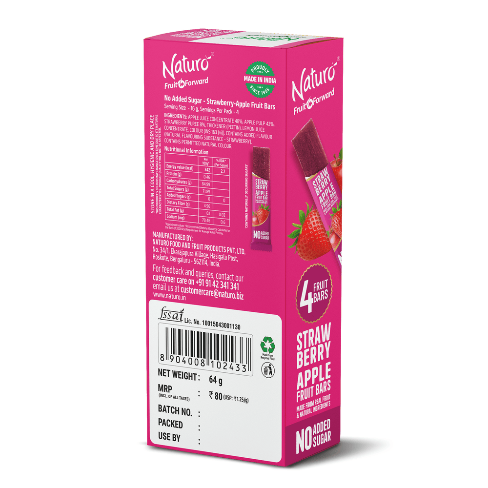 Naturo NAS MP Strawberry Apple 64g