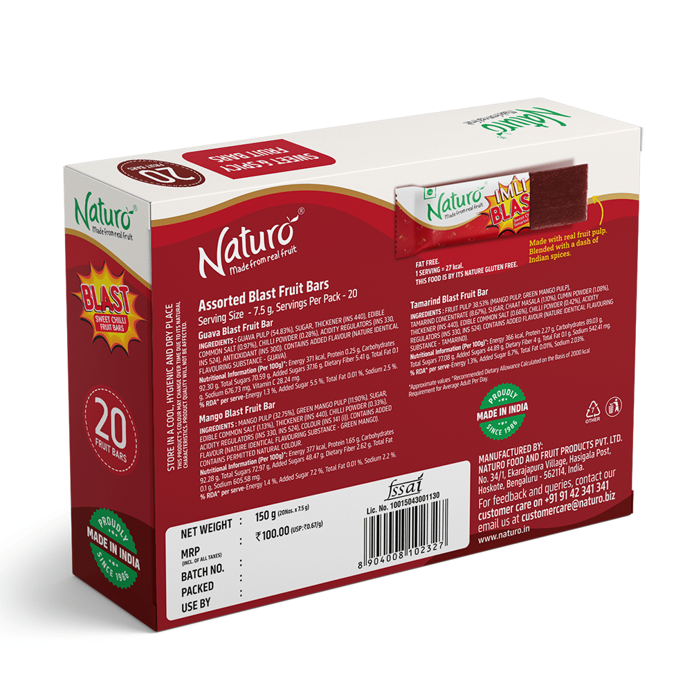 Naturo Assorted Blast MP 150g (Pack of 2)