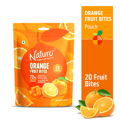 Naturo Orange Fruit Bites (Pack of 2)