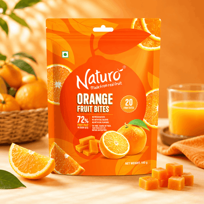 Naturo Orange Fruit Bites (Pack of 2)