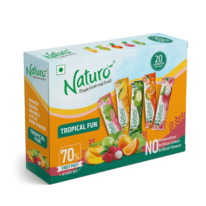 Naturo Tropical Fun Multipacks 150g (Pack of 2)