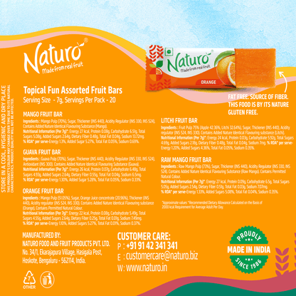 Naturo Tropical Fun Multipacks 150g (Pack of 2)